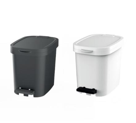 10L Pedal Bucket Black or White
